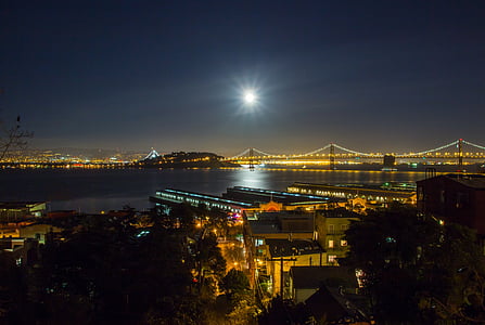 San francisco, Oakland bay bridge, okland baai brug, Californië
