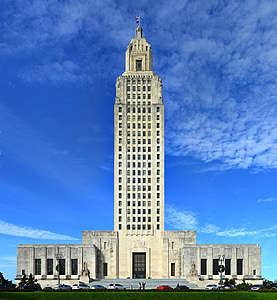 Baton rouge, Louisiana, státní capitol, budova, struktura, věž, orientační bod