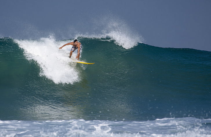 Surfen, Indonesien, Insel Java, sawarna, große Wellen, macht, Australien-Menschen