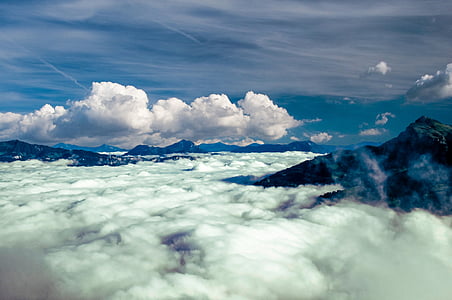 Маунтін-В'ю, гори, Природа, краєвид, небо, синій, пейзажі