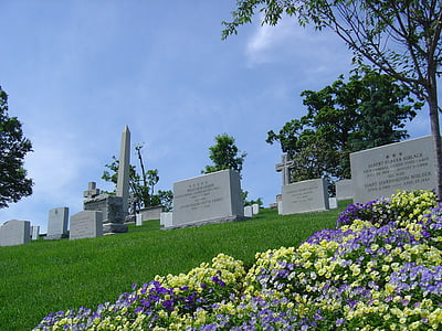 公墓, 坟墓, 顿, 美国, 杀戮领域, 墓碑