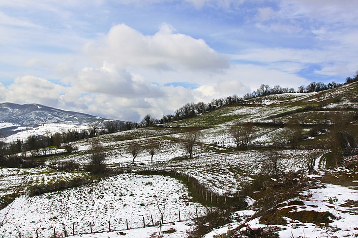 sneh, zimné, Príroda, Príroda, sneh príroda, Zimná sezóna, Zonguldak