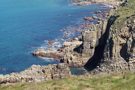 Iso-Britannia, Cornwall, Coast, Rock, Sea, kivinen, Cliff