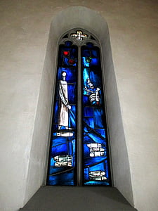 Εκκλησία, μεταρρυθμιστεί, παράθυρο, γυαλί, Ζωγραφική, χρώμα, Diessenhofen