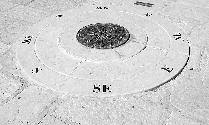 камень, путь, частях мира, Хорватия, направление, круг, колесо