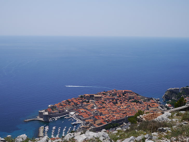 Dubrovnik, Kroatien, Meer-Burg