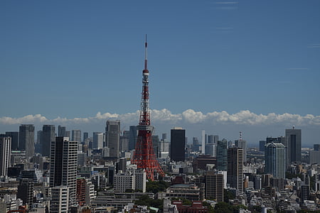 도쿄 타워, 도쿄, 일본, 도시, 도시 풍경