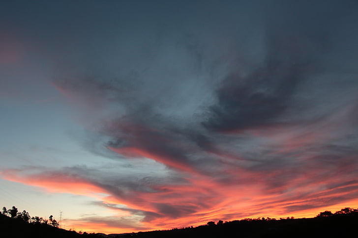 Sky, après midi, fin d’après-midi, coucher de soleil, Eventide, Brésil