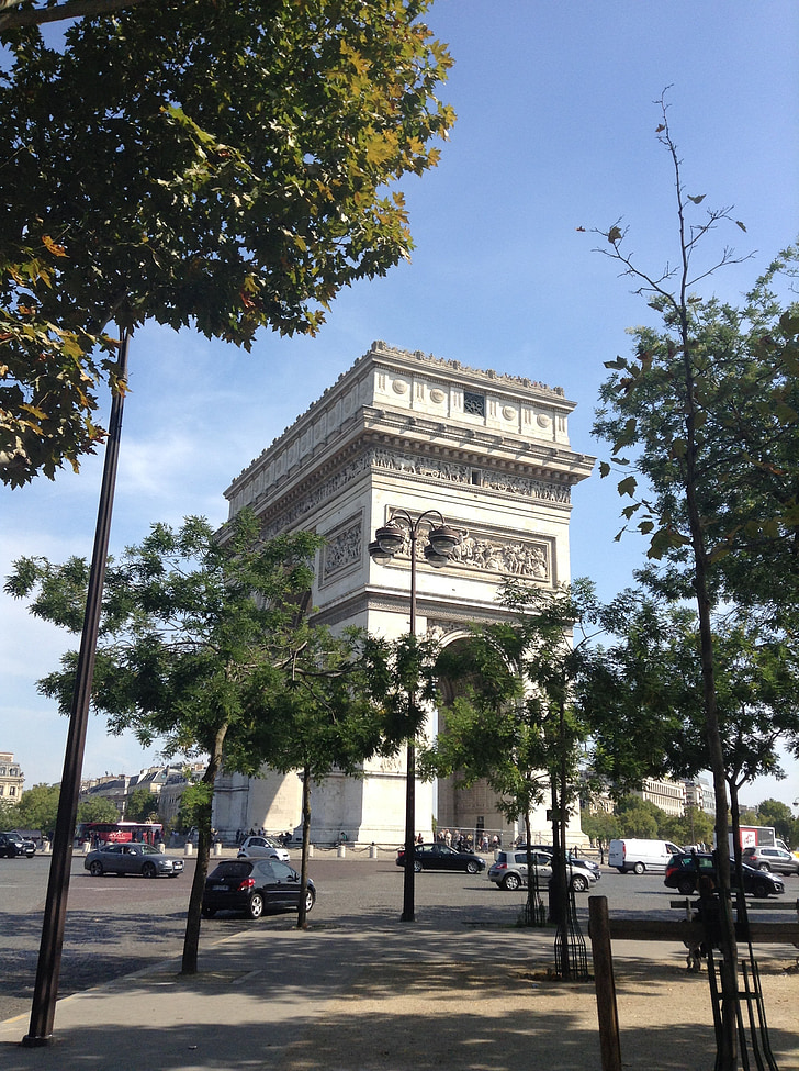 Triumfbågen, WW ii, Paris, arkitektur, berömda place