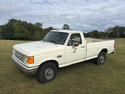 old, ford, truck, vintage, f-250, vehicle, classic