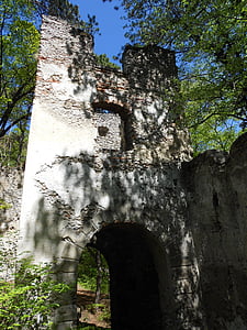 Château, tour, Ruin, forteresse, Basse-Autriche, nager, Vienne