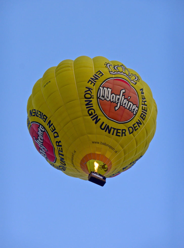 ballon, air chaud, panier, flotteur, vol en montgolfière, Aerial, coloré