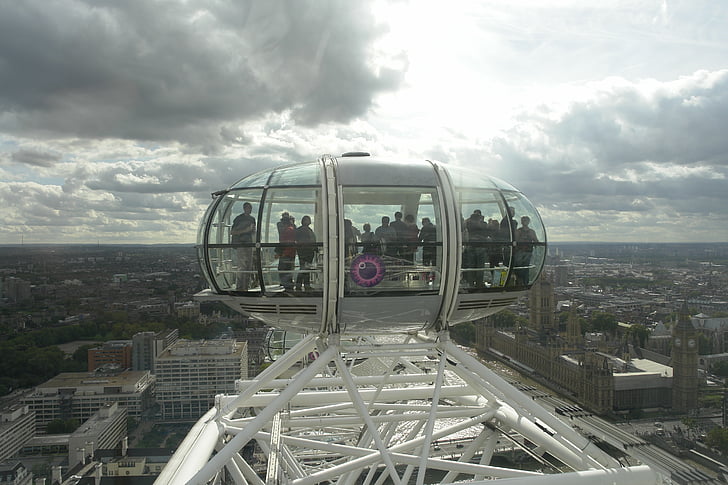 london Eye-maailmanpyörä, näkymä, karuselli, korkeus