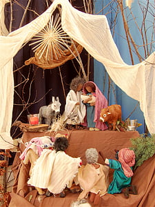 σκηνής της γέννησης, Χριστούγεννα, ο Χριστός παιδί, Άγγελος, στάβλος, χριστουγεννιάτικες φιγούρες παχνί, eglifiguren