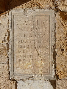 piatra funerara, piatra funerară romană, Latină, înregistrare, Tarragona, Tarraco