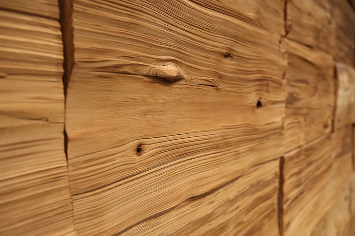 fusta, paret, zona anual, arrugues