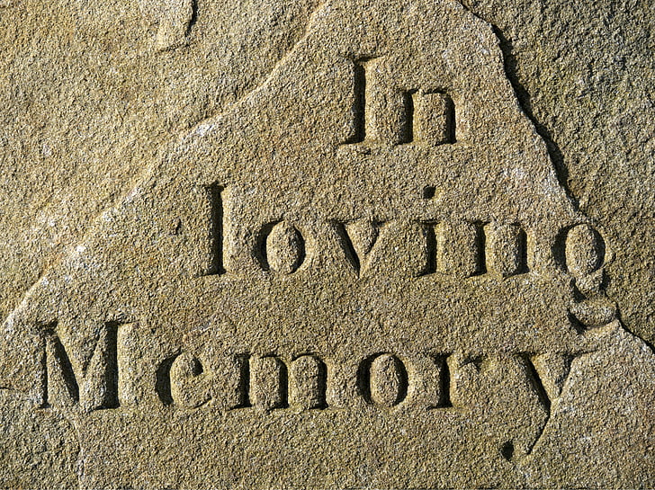 люблячий, пам'яті, Меморіал, горе, тяжкої втрати, належне, Кохання