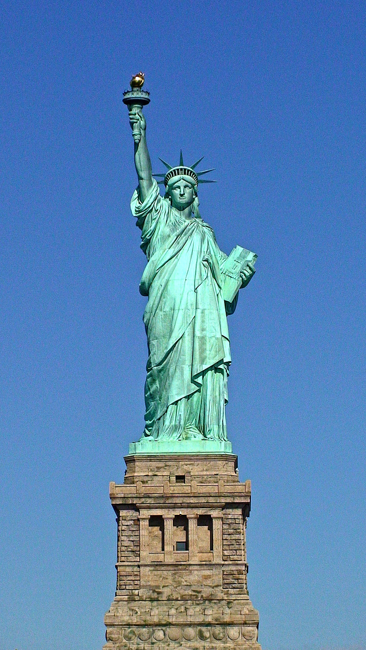 la statue de la liberté, New york, Manhattan