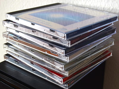 CD-borító, zenei cd, CD, szórakozás, zene, műanyag, átlátszó