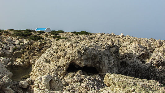 Kypros, Cavo greko, kansallispuisto, Cave, suun, Sea, Luonto