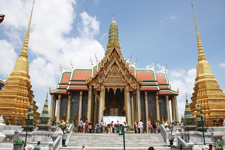 Ázsia, Thaiföld, Bangkok, a Grand palace, Palace