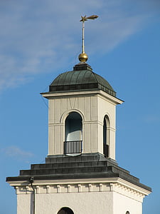 asa, baznīca, Zviedrija, tornis, augšpusē, ēka, reliģiskā