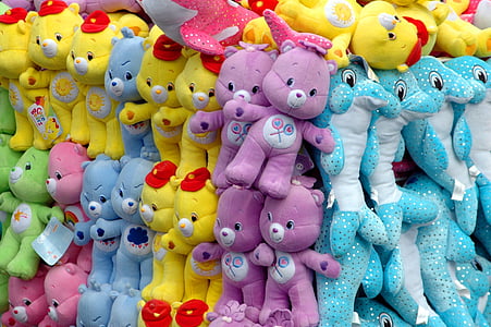 stuffed animals, carnival, amusement, games, recreation, prize, toy