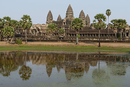 Angkor, Đền Angkor wat, Campuchia, ngôi đền, Châu á, đền phức tạp, trong lịch sử