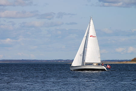 veleiro, o mar, a água, Dinamarca, barco à vela, esportes, passeios de barco