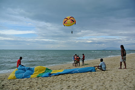 Penang, Malaizija, vandens sportas, jūra, paplūdimys, tropikuose, smėlio paplūdimys