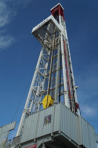gás, plataforma de petróleo, equipamento de perfuração