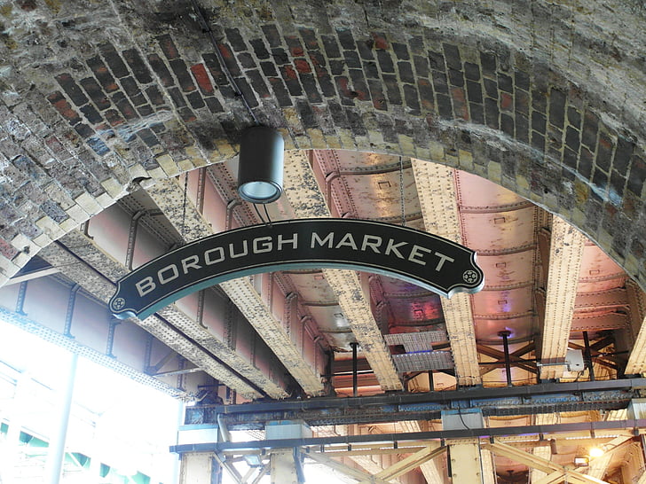 Borough market, London, Storbritannien