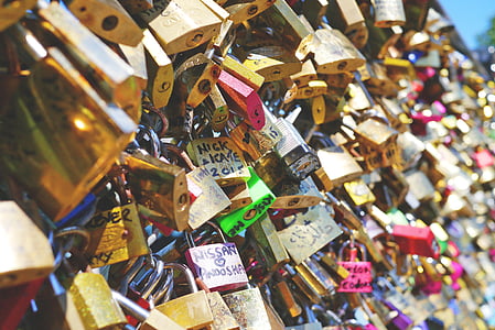 love locks, love, love castle, symbol, eternal love, love symbol, romantic