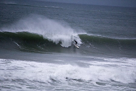 surfen, Noord, kust, Portrush, Noord, Ierland, zee