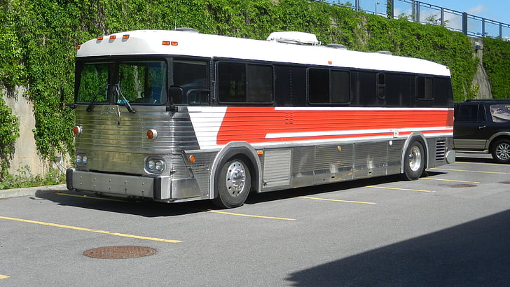 USA, Coach, bus, Challenger, retro, gamle, transport