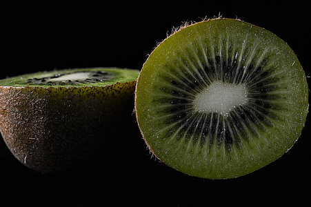 Kiwi, gyümölcs, a gazdag, déli gyümölcsök, friss, zöld, természet