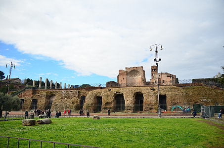 rome, trevi, landmark, italy, europe, roma, fountain