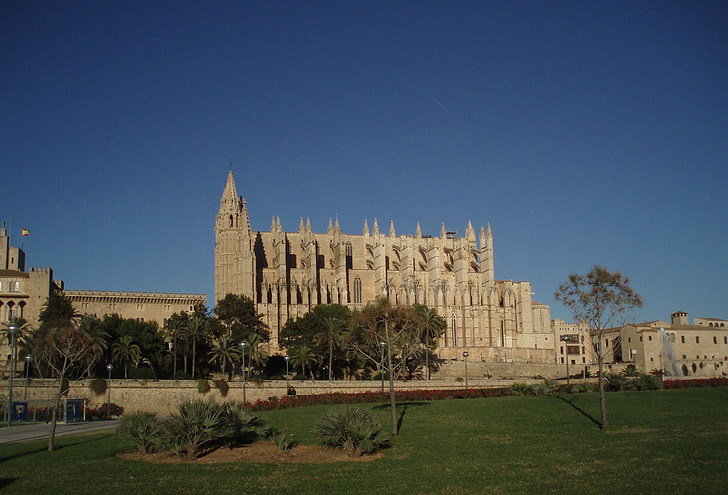 Palma, Palma de mallorca, Katedra, Kościół, Mallorca, Hiszpania, Architektura