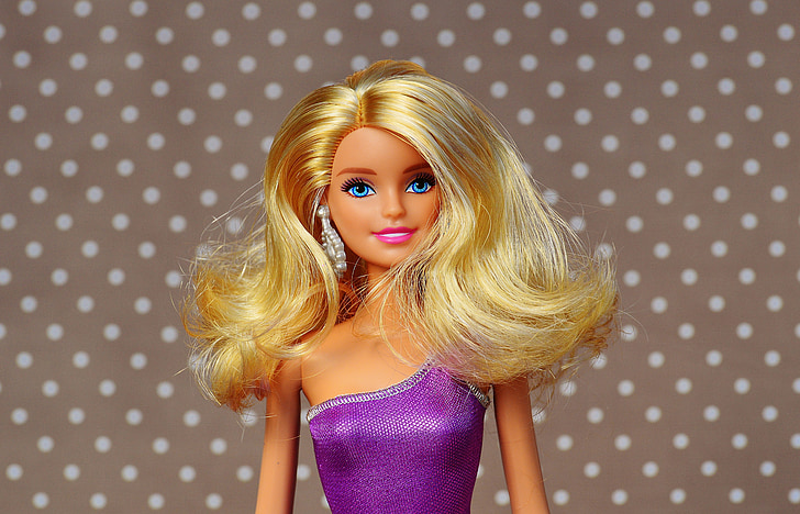 Schönheit, Barbie, ziemlich, Puppe, charmante, Kinderspielzeug, Mädchen