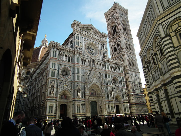 Firenze, Toscana, Italia, kirkko, katedraali, arkkitehtuuri, kuuluisa place