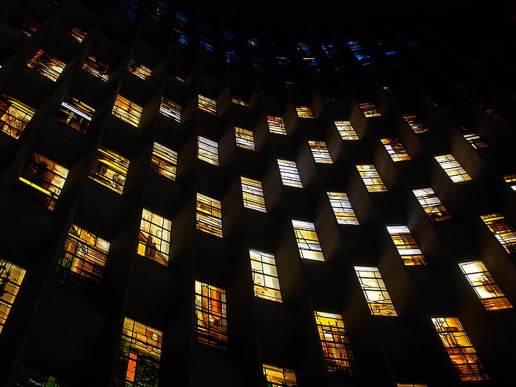stained, glass, coventry, cathedral, baptistery, baptistry, light