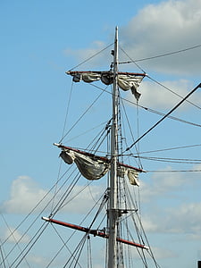 fartyg, Boot, havet, kanal, hamn, Nordsjön, Friesland