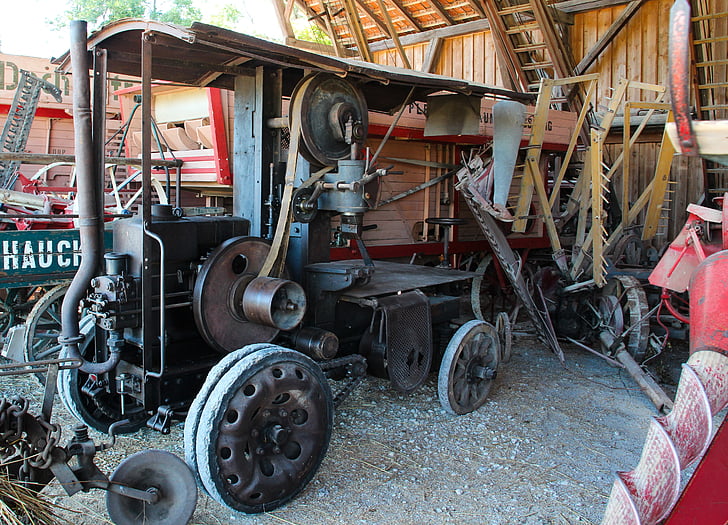 tahač, staré, zemědělství, starožitnost, starý traktor, Oldtimer, čelní panel