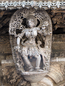 sculpture, belur, carving, temple, religion, architecture, beautiful