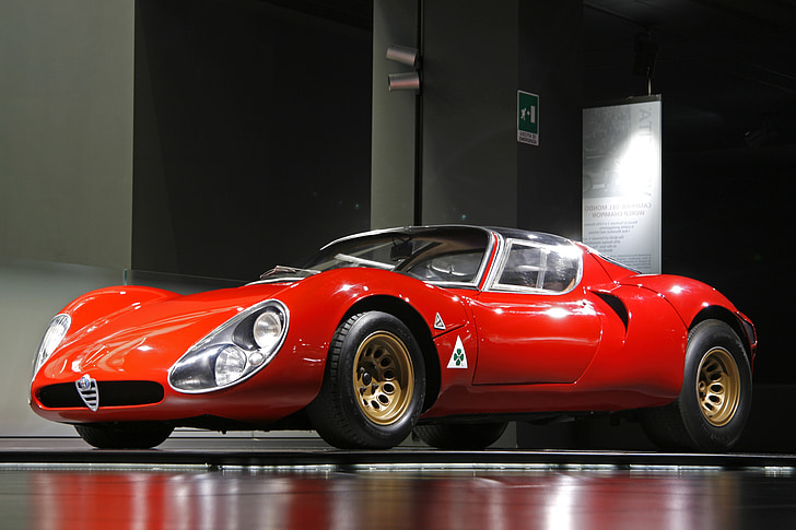Alfa romeo, Milano, bil, Racing, veteran, Museum