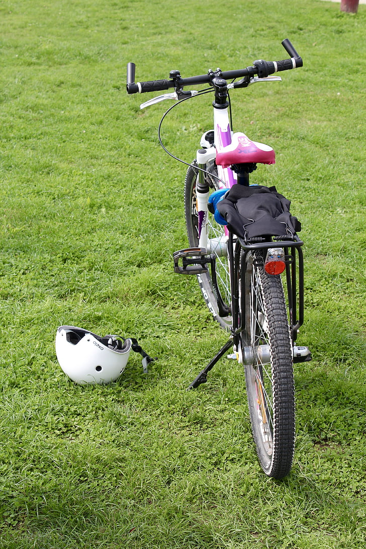 bicicleta, roda, Leme, capacete de bicicleta, desporto, andar de bicicleta