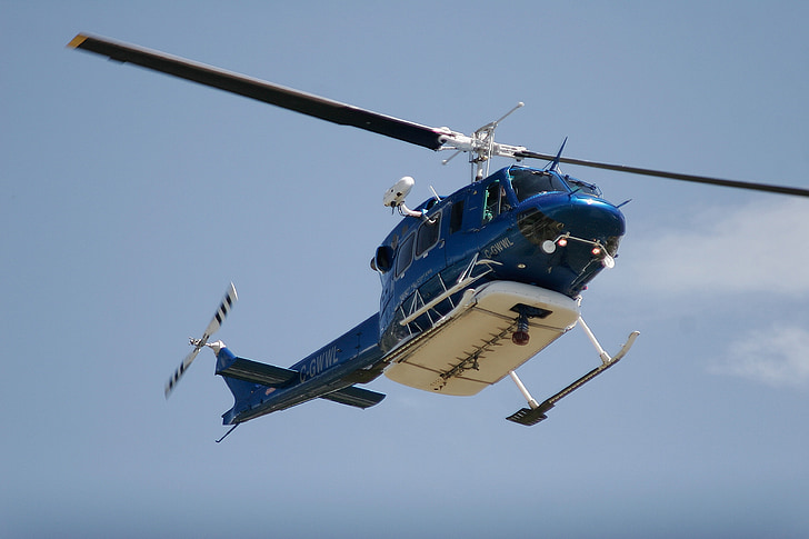 máy bay trực thăng, bay, chụp từ trên không, máy bay, cứu hộ, trường hợp khẩn cấp, bầu trời