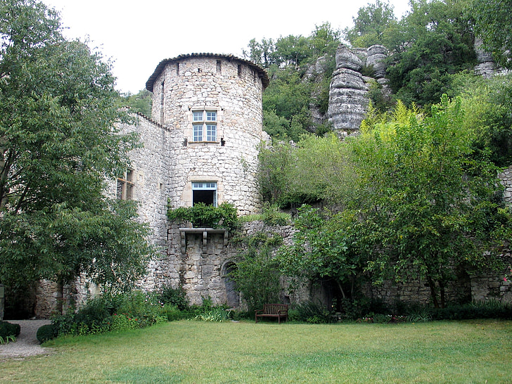 Auvergne, torony, Castle