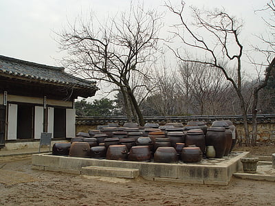 republic of korea, country, chapter dogdae, hanok, winter, architecture, cultures