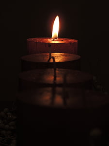 christmas, advent, winter, candle, flame, fire - Natural Phenomenon, dark